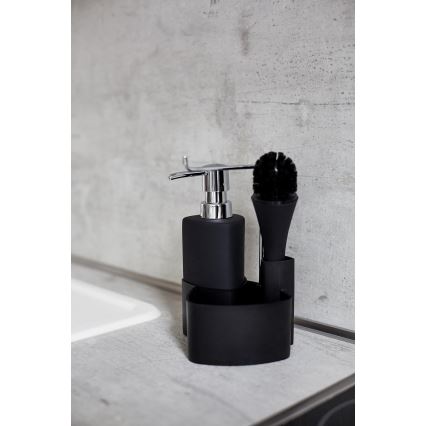 WENKO 3620117800 - Sæbedispenser FESTIVAL 10x18 cm sort