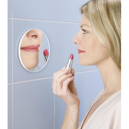 WENKO 3660010100 - Kosmetik-spejl 12x12 cm, poleret krom