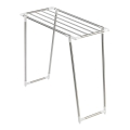 WENKO 3774020100 - Tørrestativ PROFI SINGLE 87x79 cm rustfrit stål/sølv/hvid
