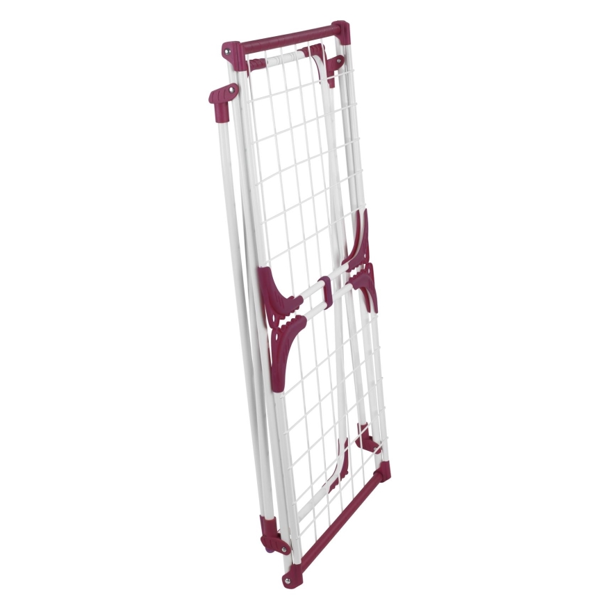 WENKO 3774021100 - Tørrestativ SUMMER DRY 153x76 cm, hvid/lyserød