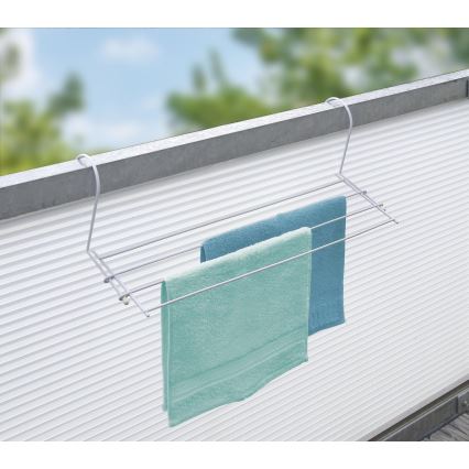 WENKO 3780010100 - Tørrestativ til tøj 58x16 cm, hvid