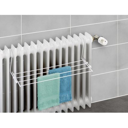 WENKO 3780010100 - Tørrestativ til tøj 58x16 cm, hvid