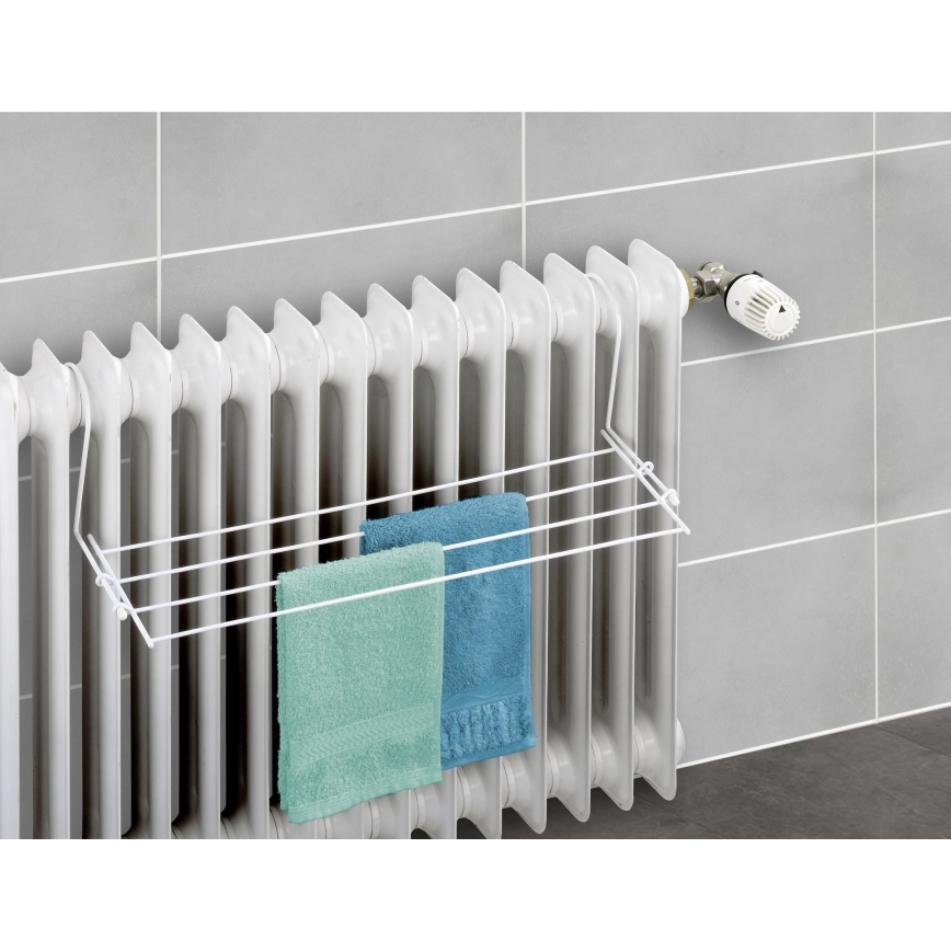 WENKO 3780010100 - Tørrestativ til tøj 58x16 cm, hvid