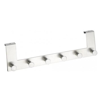 WENKO 4468060100-CELANO knagerække 39x11 cm rustfrit stål/sølv