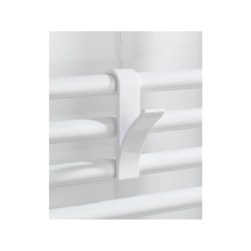 WENKO 4468160100-Kroge 2,5x10,5 cm hvid