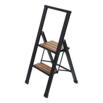WENKO 50482100 - ALU-DESIGN trappestige 44x101 cm sort