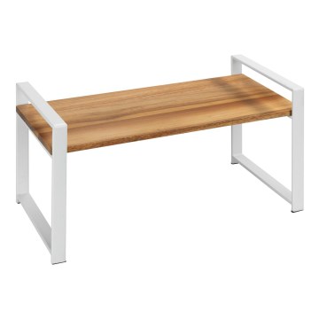 WENKO 53027100 - Hylde LOUISA 40x20 cm hvid/brun