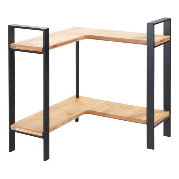 WENKO 53028100 - LOU-hylde 30x33 cm sort/brun