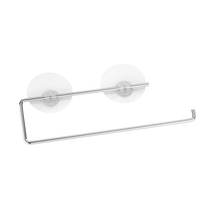 WENKO 53130100 - Viskestykkeholder STATIC-LOC 30x8,5 cm sølv/gennemsigtig