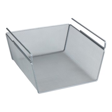 WENKO 53142100 - Kurv 27,5 x 28 cm, sølv