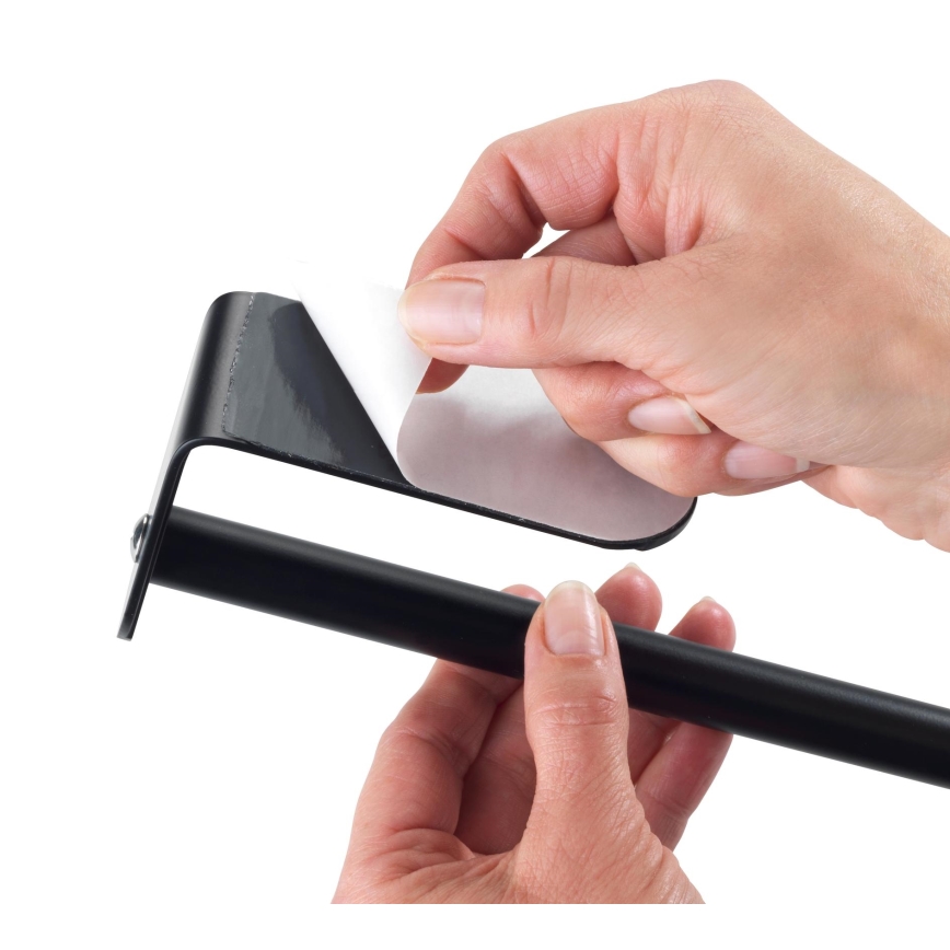 WENKO 53214100 - Rulleholder NIO 27,5x7 cm sort