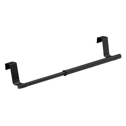WENKO 53247100 - Håndklædeholder 7 x 6 cm, rustfrit stål/sort