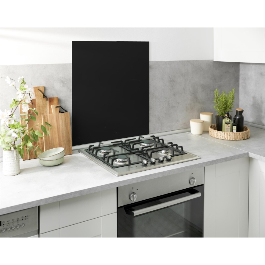 WENKO 53881100 - Afskærmning BLACK 60x70 cm sort