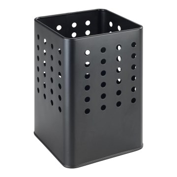 WENKO 54017100 - Bestikholder SILIO 11,5x16,5 cm sort