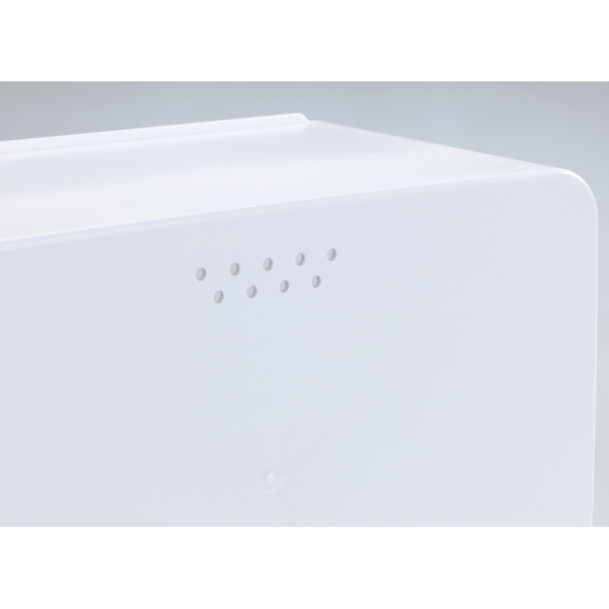 WENKO 54099100 - Brødkasse KUBO 35x26,5 cm hvid/brun