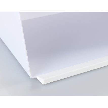 WENKO 54099100 - Brødkasse KUBO 35x26,5 cm hvid/brun