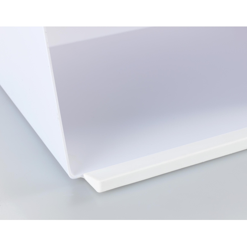 WENKO 54099100 - Brødkasse KUBO 35x26,5 cm hvid/brun