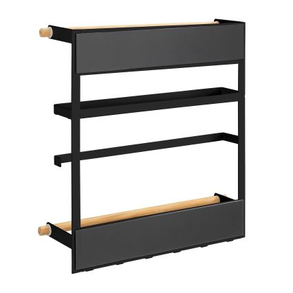 WENKO 54114100 - Organizer MAGNA 33x34 cm sort/brun