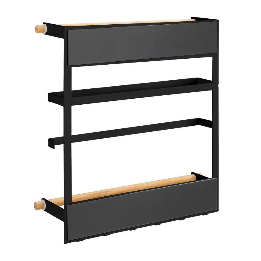 WENKO 54114100 - Organizer MAGNA 33x34 cm sort/brun