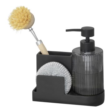 WENKO 54654100 - Organizer PINA 16x17 cm sort
