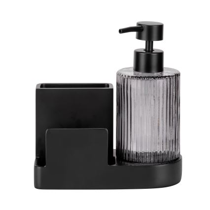 WENKO 54654100 - Organizer PINA 16x17 cm sort