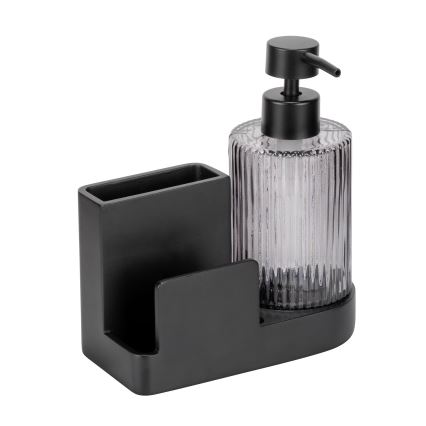 WENKO 54654100 - Organizer PINA 16x17 cm sort