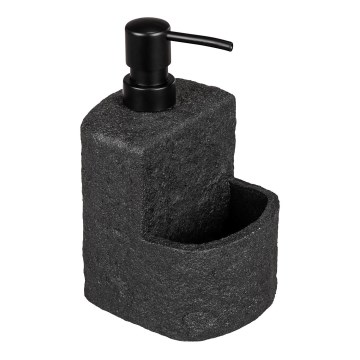 WENKO 54667100 - Sæbedispenser FESTIVAL 10,5x18 cm sort