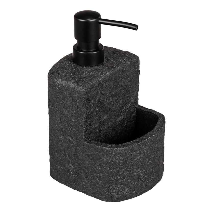 WENKO 54667100 - Sæbedispenser FESTIVAL 10,5x18 cm sort