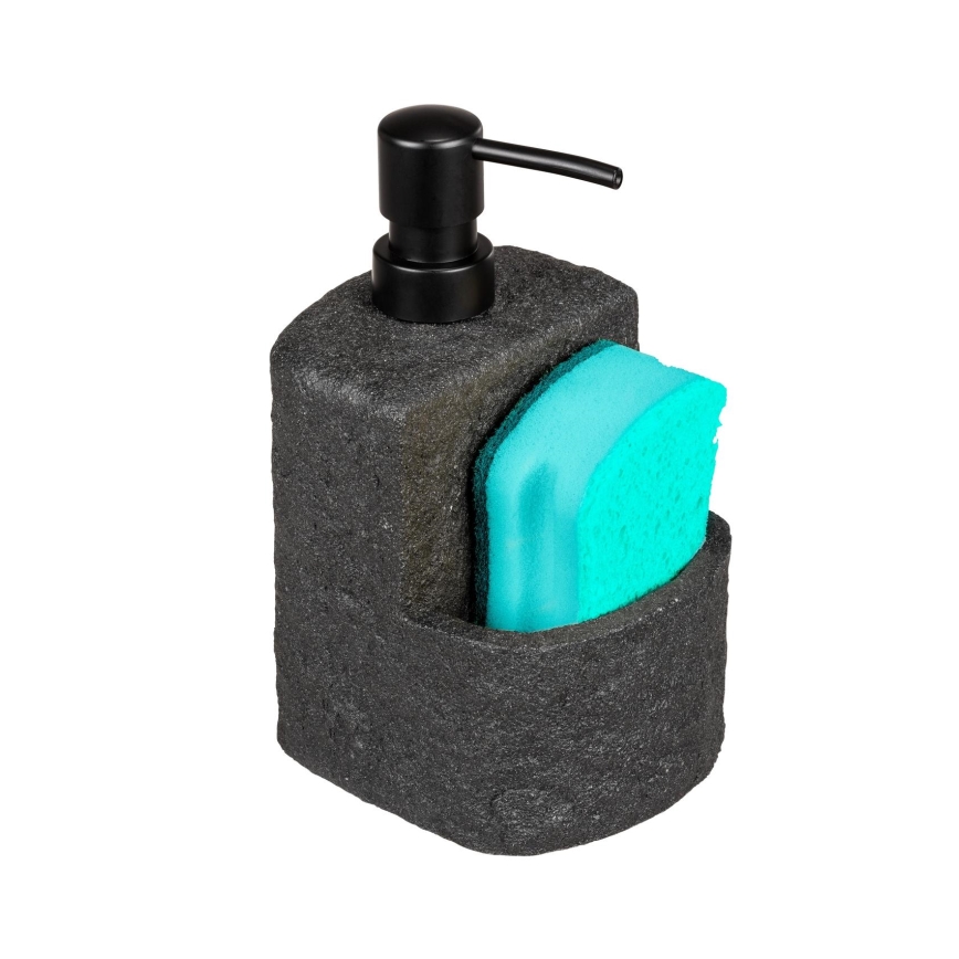 WENKO 54667100 - Sæbedispenser FESTIVAL 10,5x18 cm sort