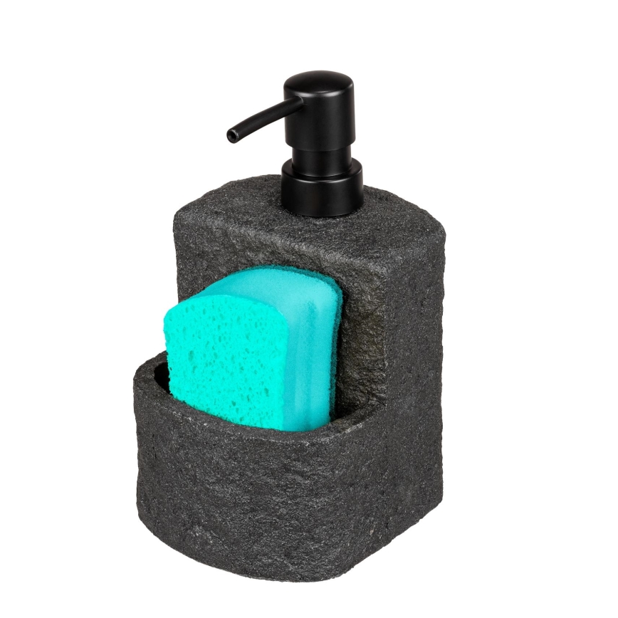 WENKO 54667100 - Sæbedispenser FESTIVAL 10,5x18 cm sort