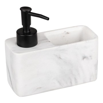 WENKO 54668100 - Sæbedispenser RESA 14,5x14,3 cm hvid/sort