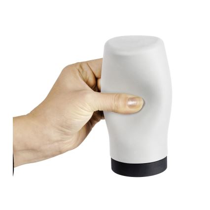 WENKO 54670100 - Dispenser EASY SQUEEZ-E 6x14 cm hvid/sort