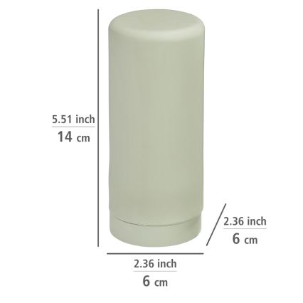 WENKO 54674100 - Dispenser EASY SQUEEZ-E 6x14 cm grøn
