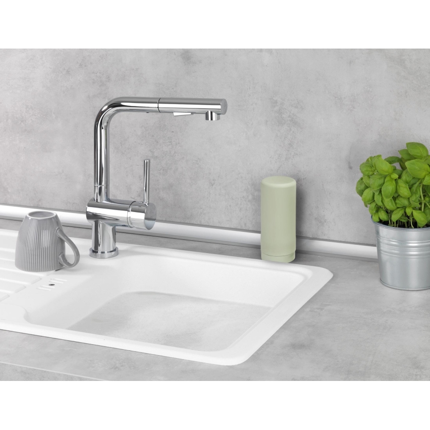 WENKO 54674100 - Dispenser EASY SQUEEZ-E 6x14 cm grøn