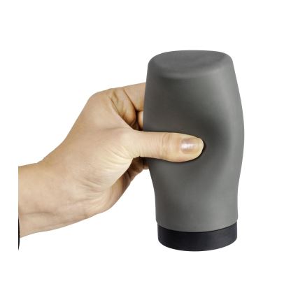 WENKO 54680100 - Dispenser EASY SQUEEZ-E 6x14 cm grå/sort
