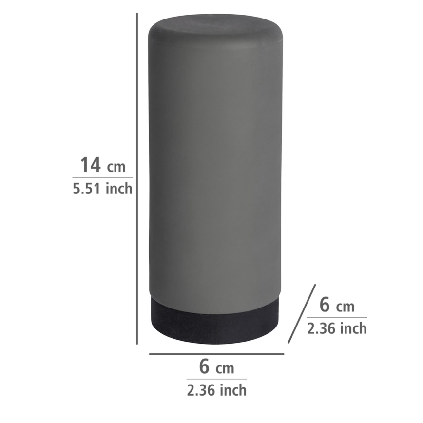 WENKO 54680100 - Dispenser EASY SQUEEZ-E 6x14 cm grå/sort