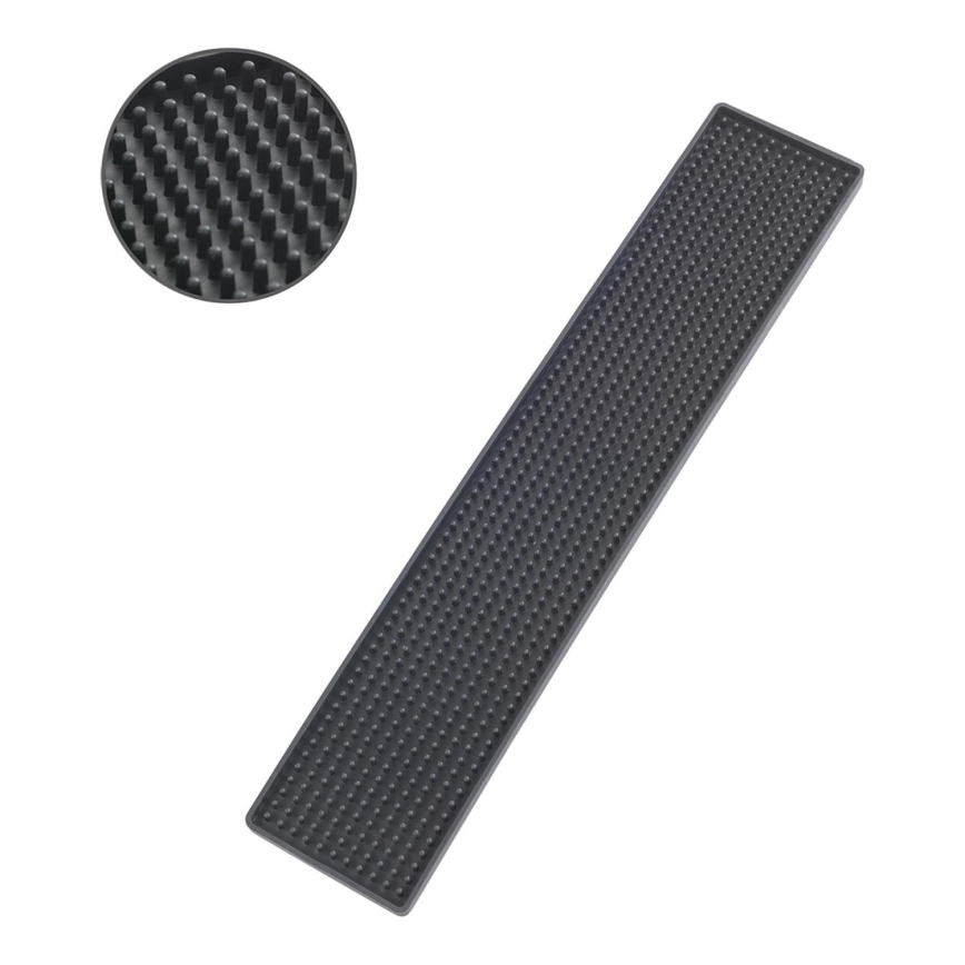 WENKO 54700100 - Afdrypningsmåtte 42x8 cm sort
