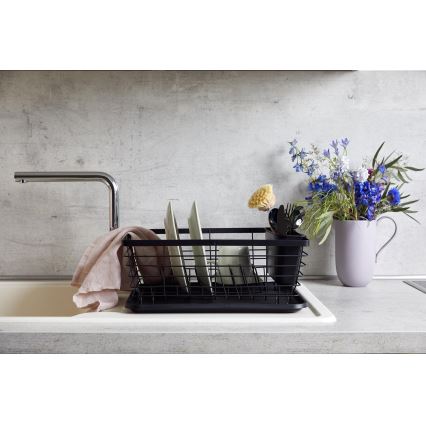 WENKO 54766100 - Opvaskebakke BLACK OUTDOOR KITCHEN 36x30 cm sort/sort