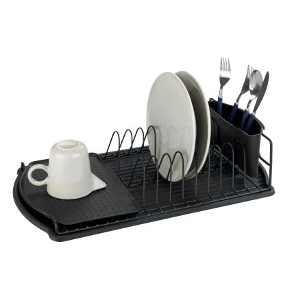 WENKO 54767100 - Afdrypningsbakke BASIC 47,5x26,5 cm sort