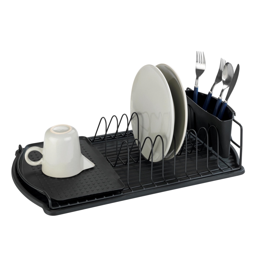 WENKO 54767100 - Afdrypningsbakke BASIC 47,5x26,5 cm sort