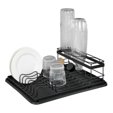 WENKO 54798100 - Afdrypningsbakke AMY 42,5x31,5 cm sort