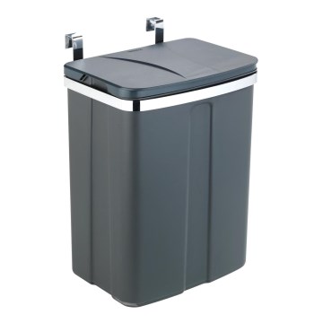 WENKO 54903100 - Dørmonteret kurv 26x36,5 cm grå/sølv