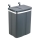 WENKO 54903100 - Dørmonteret kurv 26x36,5 cm grå/sølv