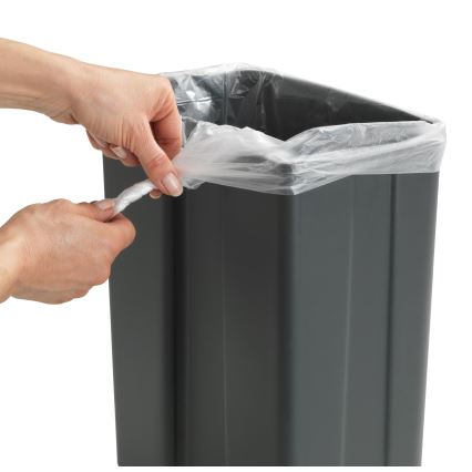 WENKO 54903100 - Dørmonteret kurv 26x36,5 cm grå/sølv