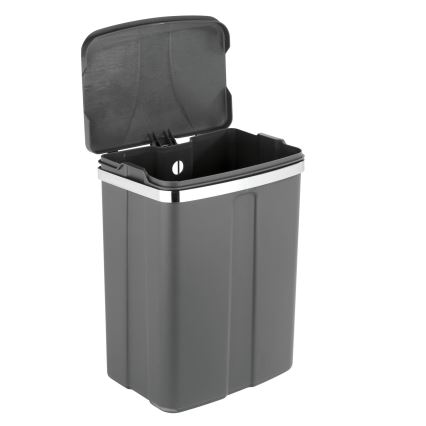 WENKO 54903100 - Dørmonteret kurv 26x36,5 cm grå/sølv