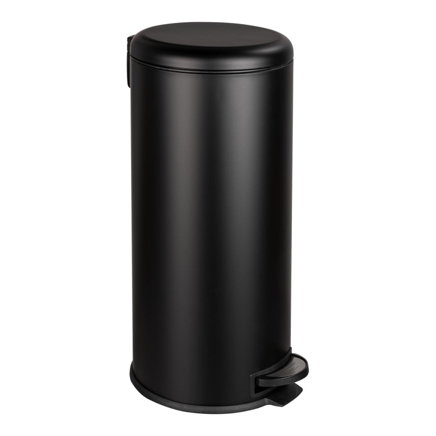 WENKO 54915100 - Kurv LEMAN 30,5x64 cm sort