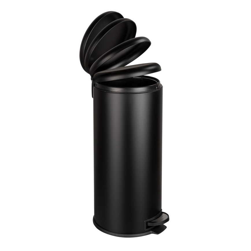 WENKO 54915100 - Kurv LEMAN 30,5x64 cm sort