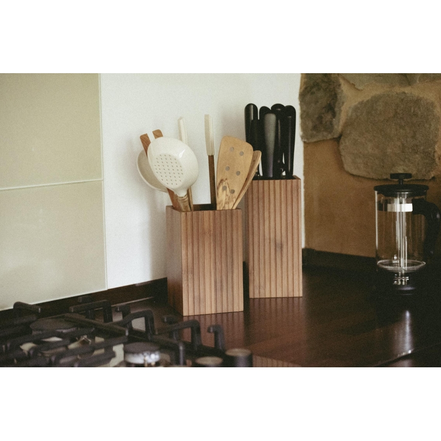 WENKO 54941100 - Sæt af 3 køkkenredskaber 11x18 cm brun