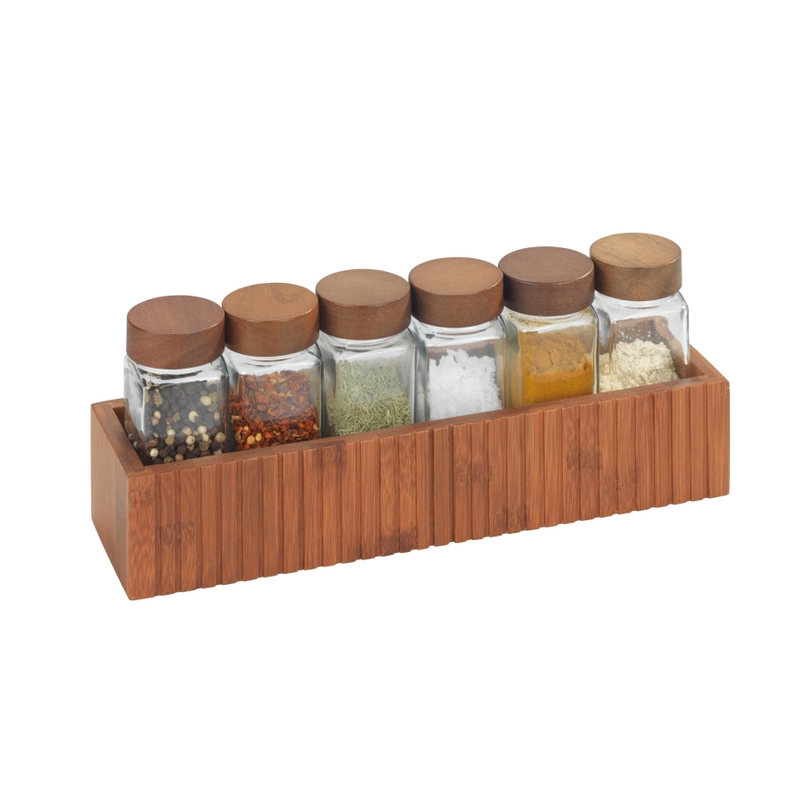 WENKO 54942100 - Krydderiglas MERA 30x8 cm brun