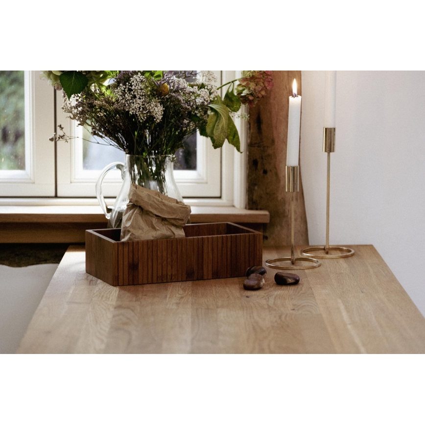 WENKO 54943100 - Box MERA 30x15 cm brun